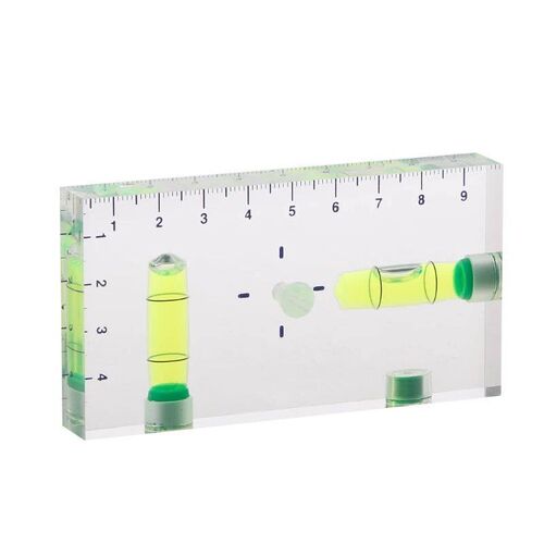 High Precision Transparent Two Direction Magnetic Level Bubb