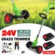 Cordless Electric ion Trimmer Lithium 24V