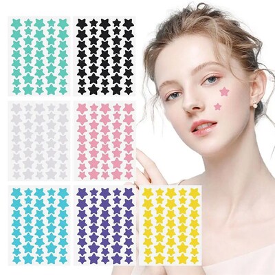 40pcs Star Shaped Acne Pimple Patch Invisible Concealer Wate