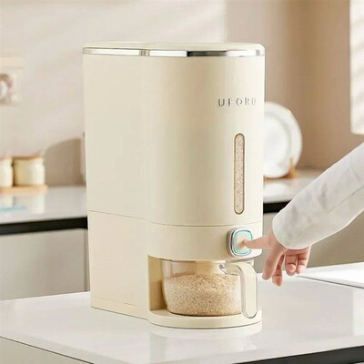 Kitchen Rice Storage Container 10kg Sealed Insect-proof and