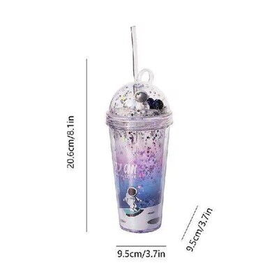 Toddler Water Bottle Kids Planet Tumbler Toddler Straw Cup