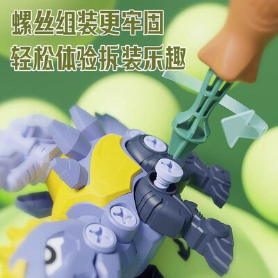 Cross-border disassembly and assembly dinosaur childrens DI