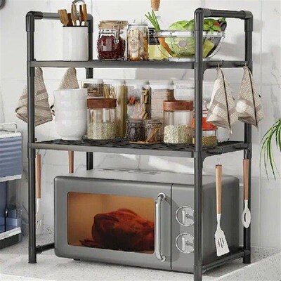 Over Microwave Shelf Kitchen Shelves Counter Top Organizer