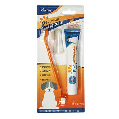 Pet Toothpaste Toothbrush suit Dogs and Cats Universal Dogs