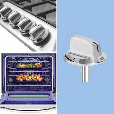 6 PCS Upgrade 5304525746 Long Stem Stove Knobs