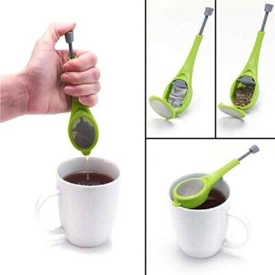 Silicone DIY Tea Infuser Spoon Reusable Loose Leaf Strainer