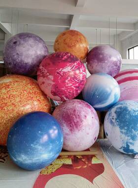 PVC aerated planet eight planets shining moon moon model sho