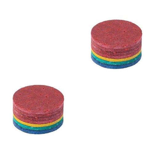 Rainbow Billiard Tip Cue Stick Head Billiard Accessories