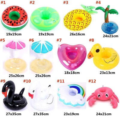 Pool Floaties Bar Coasters Kids Toys Drink Floats Inflatable