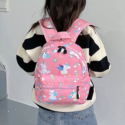 Kids Schoolbag Cartoon Dinosaur Unicorn Pattern Children Bac
