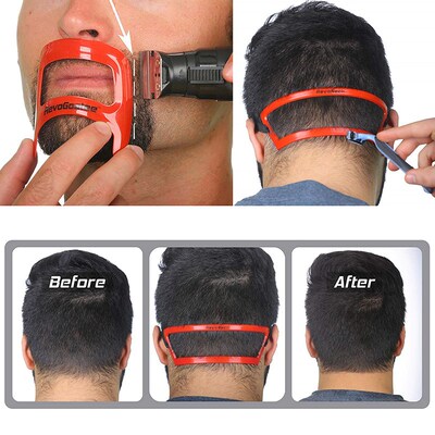 1/2 PCS Beard Styler Beard Shape Ruler Neck Hair Shape + Goa