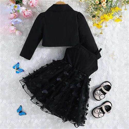 Toddler Kid Children Girl Sleeveless Dress Outfits 3D Butter