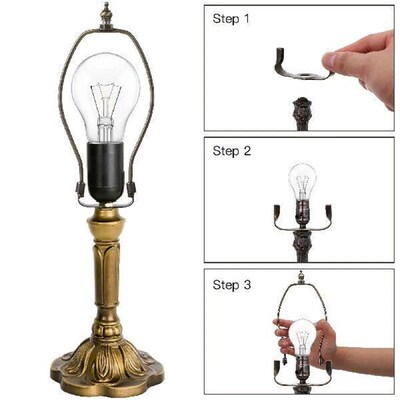Fixture Lighting Accessories Desktop Lamp Iron Horn Bracket