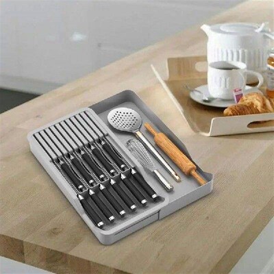 Drawer Knives Organizer In-Drawer Kitchen Storage Box