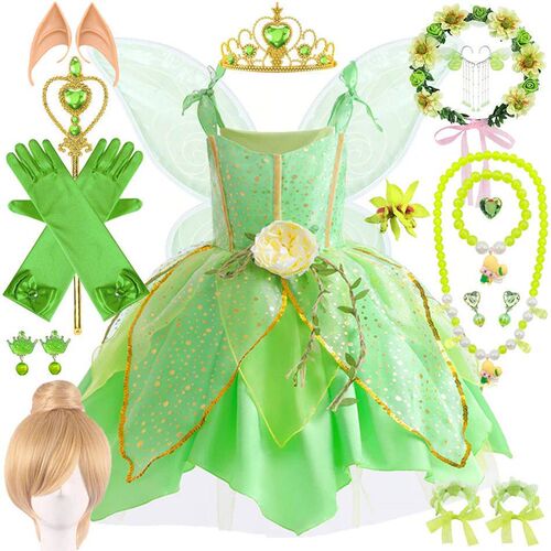 Girls Cosplay Flower Fairy Dress Up Princess Kids Costume Gr