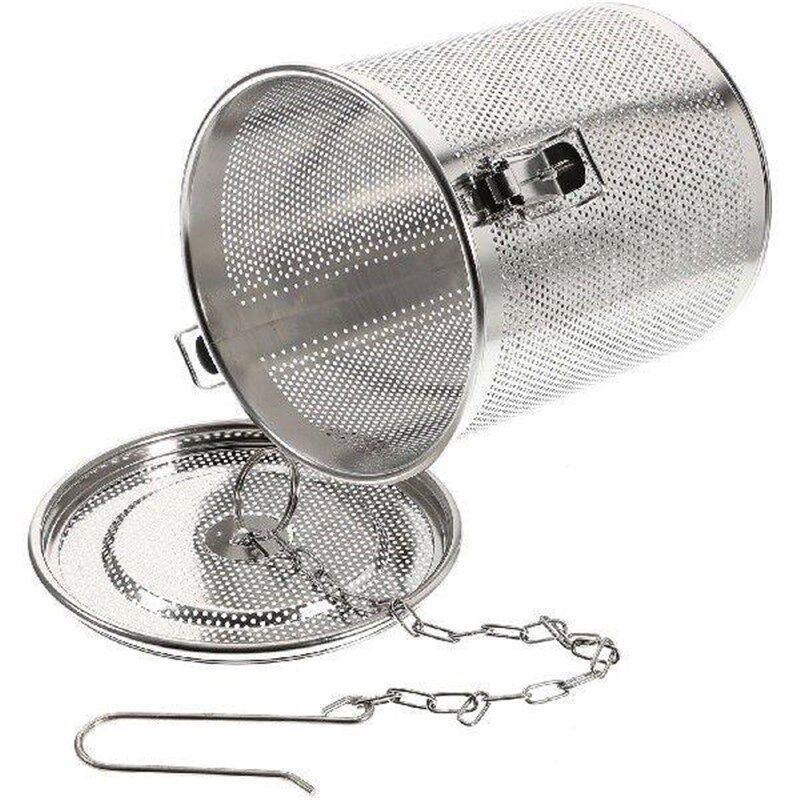 1pc Stainless Steel Seasoning Soup Brine Basket Seasoning - 实物图