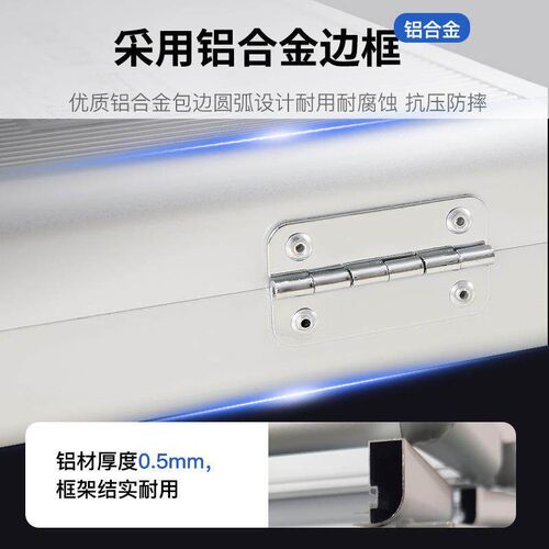 爆款壁挂式钥匙管理箱酒店房地产铝合金挂墙钥匙柜收纳盒48 96 12
