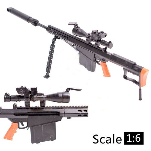1:6 M82A1 Barrett Sniper Rifle Assembling Toy Gun Model Asse