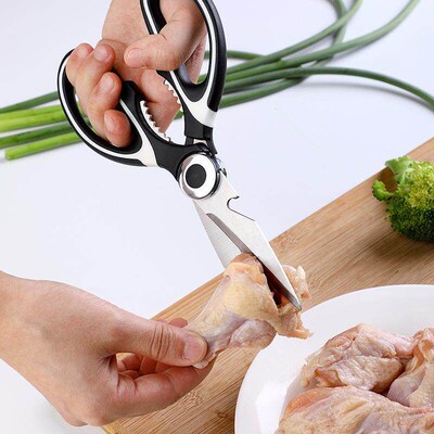 Stainless Steel Kitchen Scissors, Food Shears, Strong Chicke