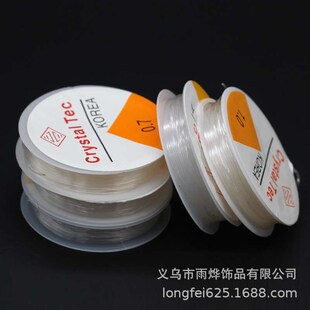 transparent line elastic beaded Beaded wire crystal