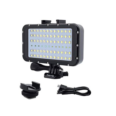 147ft Waterproof Accessories Mount 72 Led Video Dive Lightin