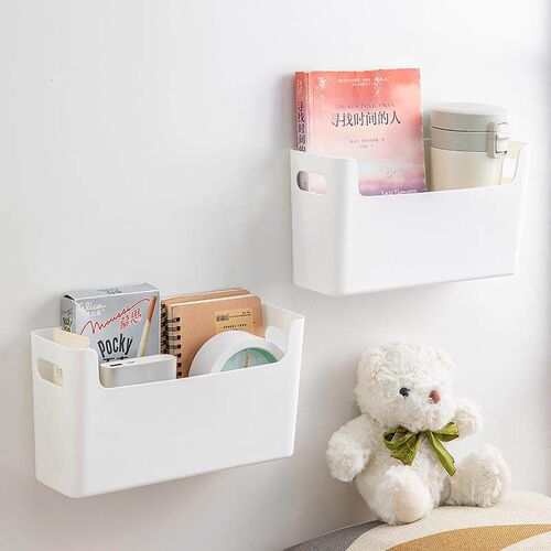 Kitchen Refrigerator Wall-Mounted Storage Box No-Drill Cabin