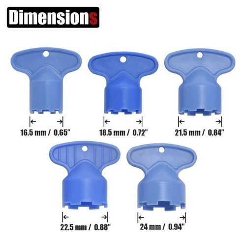 Wrench Faucet Aerator Key Tool M 16.5 18.5 21.5 22.5 24 for