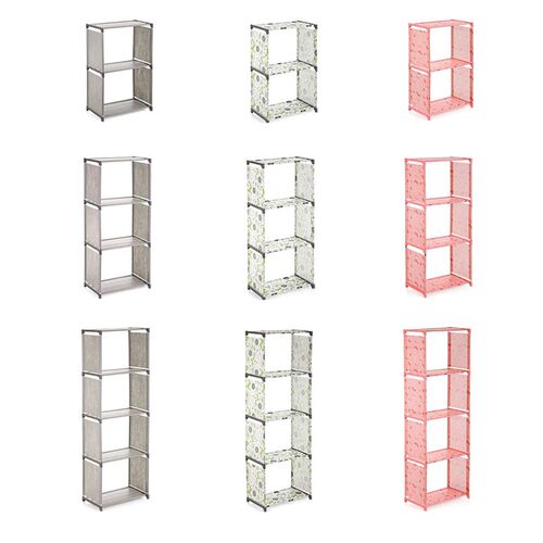 Multi Tier Bookshelf Creative Shoes Storage Shelf for Books