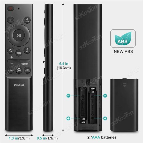 Sound bar Remote for  Soundbar Speaker System Replacement Su