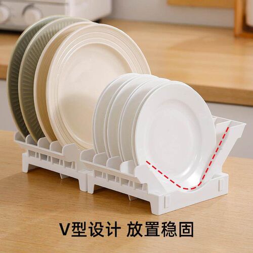 Kitchen Dish Storage Rack, Plate Organizer, Countertop Dryin