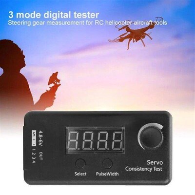 Steering Gear Servo Tester DC 4.8-6V 3 Modes Digital PPM