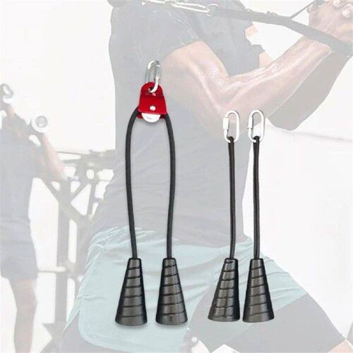 Triceps Rope Pulley Cable Machine Attachment for Gym