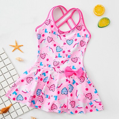 Cute Swimwear Girls Unicorn One Piece Swimsuit for kids Baby