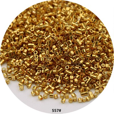 2000pcs 11/0 Glass Beads 1.6mm Uniform Metallic Opaque Color