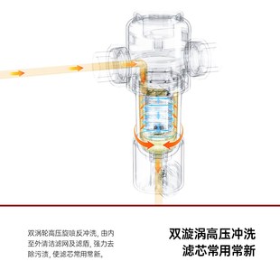瑞迪生前置8T大流量微米精滤家用反冲洗全屋自来水滤水器