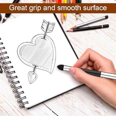 6Pcs Artist Blending Sponge Pen,Double-Headed Blending