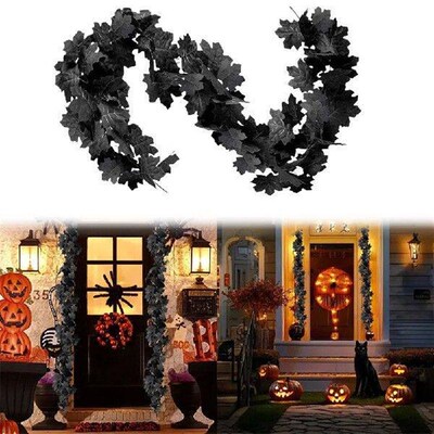 5.7FT Artificial Maple Leaf Garland Hanging Vines Maple