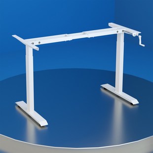 手摇升降桌腿桌架手动家用学习书桌支架升降桌架子电脑桌工作办公