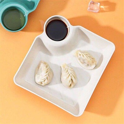 4 Pcs Food Trays Dumpling French Fries Serving Side Dish