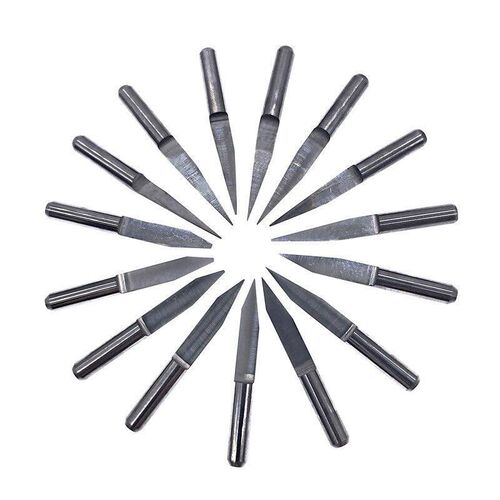 10pcs/set 3.175mm engraving milling cutter 1/8 spiral bit CN