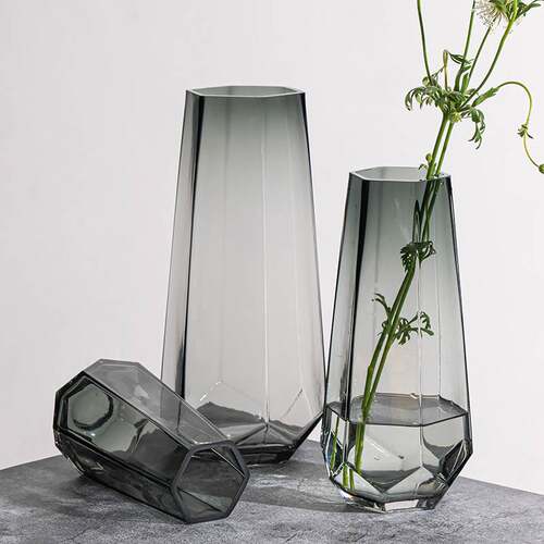 Nordic creative glass vase transparent vase decoration