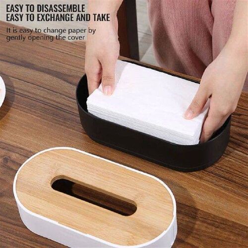 Tissues Box Napkin Holder Paper Towel Cover Container