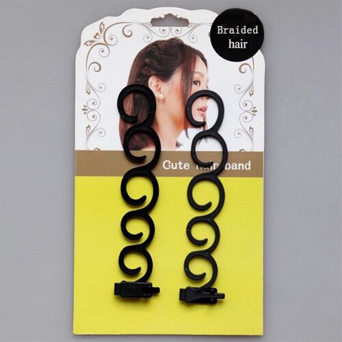 2 Pics Hair Braiding Artifacts Women Braided Hair Tool Decor