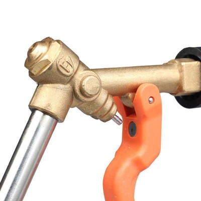 High-pressure fan-shaped water gun head for high-pressure cl
