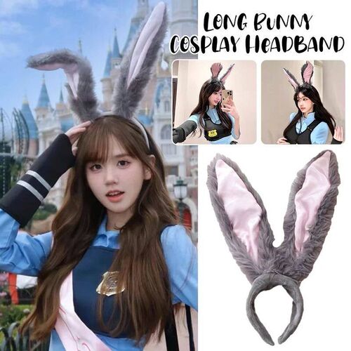Pcs Long Rabbit Ears Headband Hair Hoop Cute Cartoon Bunny