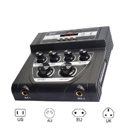 MF108 Portable Sound Mixer with Wireless Connectivon Double