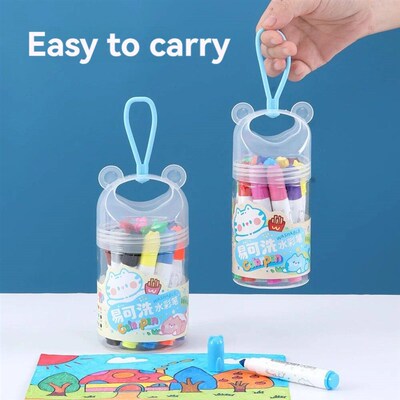 Washable Markers for Kids, 24 Colors Washable Markers Set Co