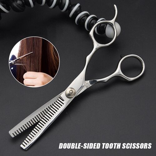 6 Inch Thinning Scissors Double Edged Hairdressing Scissors