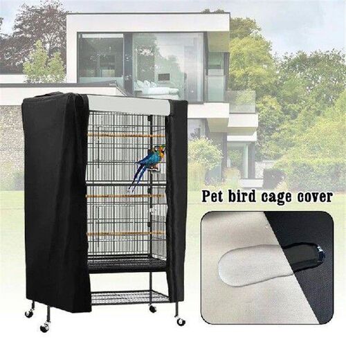 Waterproof 210D Oxford Universal Bird Cage Cover Black-Out