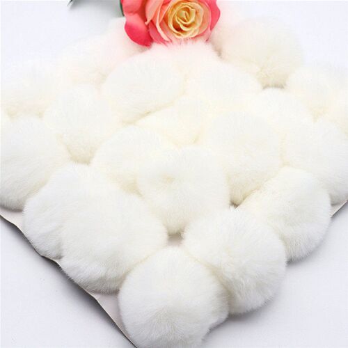 25pcs Fluffy Soft Pom Pom 6 Cm 8 Cm Artificial Plush Pom Diy